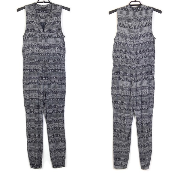 lucky brand ankle tie jumpsuit